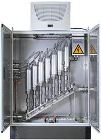 Ultrasonidos Homogeinizing Reactor con 7 x 1 kW procesadores ultrasónicos UIP1000hd