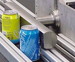 (Click for larger view!) Picture of an Ultrasonic Device for Soda Can Agitation in Filling Machine