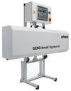 La Gruenbeck geno-break Hielscher utilitza la tecnologia de ultrasò en combinació amb llum UV-C per a la desinfecció contínua