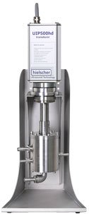 (Klicken Sie hier f�r eine gr��ere Ansicht!) Der Ultraschallprozessor UIP500 wird oft f�r Machbarkeitsversuche eingesetzt, bei denen Ultraschallprozesse entweder in Kombination mit einer Durchflusszelle oder im Gef�� erprobt werden.