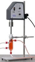 Ultrasonic Flow Cell Reactor made of Glass for Laboratory Use