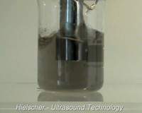 Ultrasonication is a an effective procedure to untangle carbonnanotubes in water or organic solvents.