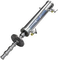 Hielscher Ultrasonics UIP10000 transducer for high-throughput liquid processing