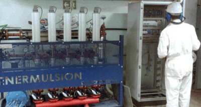 Namestitev enermulzije s 5x ultrazvočnimi emulgatorji Hielscher