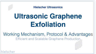 Παρακολουθήστε ένα σεμινάριο 15 λεπτών για την απολέπιση γραφενίου με υπερήχους.