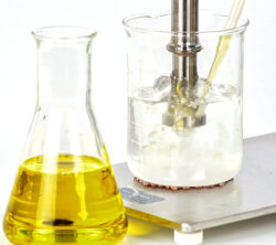 Sonication produces nanoemulsions for stable nanolubricants