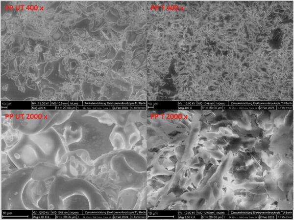 સોનિકેશન વટાણા પ્રોટીન પર નોંધપાત્ર અસરો ધરાવે છે: અલ્ટ્રાસોનિક કણોના કદમાં ઘટાડો અને ફેરફાર ખોરાકના ઉમેરણ તરીકે વધુ સારી કાર્યક્ષમતામાં પરિણમે છે.