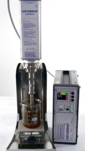 Ultrasonic extraction promotes the release of phytochemicals from plant materials.