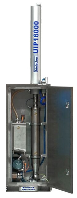 Bo'yoqlar va qoplamalarni uzluksiz dispersiyalash va mikrobial sterilizatsiya qilish uchun 16000 vattli kuchli ultratovushli gomogenizator. Bu, ayniqsa, suvda eriydigan bo'yoq formulalari uchun juda muhimdir.