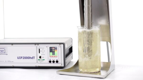 Sonicator UIP2000hdT for powerful acoustic cavitation - intensifying sonochemical reactions