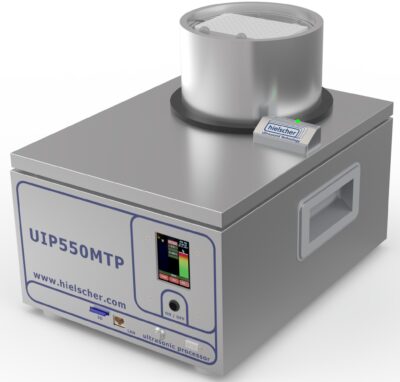 De microplaat-sonicator UIP550MTP werkt met ultrasone trillingen van 550 watt, waardoor deze sonicator ideaal is voor lastige monsters