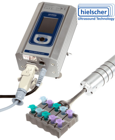 VialTweeter Sonicator proteomikada filtr yordamida namunalarni tayyorlashni (FASP) tezlashtirish va yaxshilash uchun eng ko'p ishlatiladigan ultratovush moslamalaridan biridir.