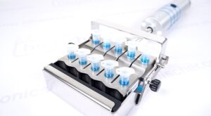 મલ્ટી-ટ્યુબ સોનિકેટર વાયલટ્વીટર 10 ઓટોસેમ્પલર શીશીઓના એક સાથે સોનિકેશન માટે