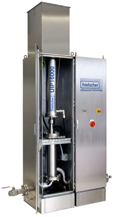 Sonicator UIP16000hdT: Ultralydsbehandling af flydende æg til homogenisering og pasteurisering